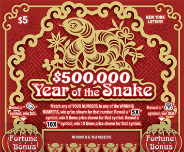 $500,000 YEAR OF THE SNAKE    